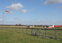  - View towards runway from the public field. - by Martin Browne