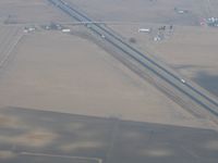  @ Port-o-john Airport - Looking west from 3500' over I-71 - by Bob Simmermon