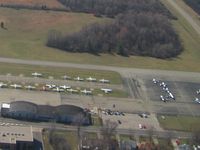  - View of the ramp from pattern altitude. - by Bob Simmermon