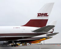  - Tail parade at DHL-Hub LEJ. In front ex British Airways  (cn 23710/123)  - by Holger Zengler