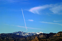 @ Harry Reid International Airport - High Flyer over Mt. Charleston - by Brad Campbell