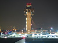  - LAX tower as seen from the Embassy Suites hotel. - by Chris Carter