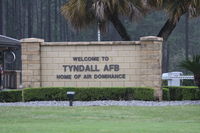  - Entrance to Tyndall AFB - by Mark Silvestri