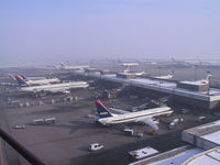  - C Charlie Concourse in the morning fog - by Bob  McNary