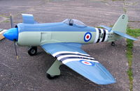  - large scale model of a Hawker SeaFury - by Chris Hall