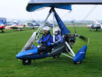  - microlight at Halfpenny Green - by Chris Hall
