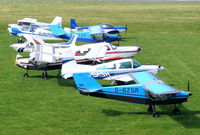  - Visitors at the Easter Wings and Wheels Charity fly in at Halfpenny Green - by Chris Hall