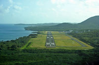  @ Vieques Airport (Antonio Rivera Rodríguez Airport) - On approch on board a Vieques Air Link Caravan - by billysier