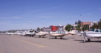  - Some of the Beech aircraft at CCR for the Beechcraft Pilots Proficiency Program held at the Crowne Plaza Hotel on the airport. - by Bill Larkins