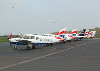  - SOME OF THE AIRWAYS AERO CLUB FLEET, TOP LEFT IS A RED KITE ONE OF ABOUT FIVE SEEN DURING THE DAY - by BIKE PILOT