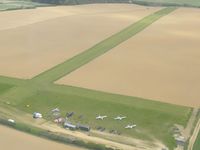  @ X3CR - Aerial view Of Northrepps Cromer showing T runway config + parking areas - by keith sowter