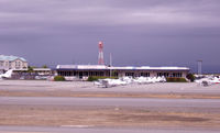  - Panorama 1 of 4. SkyKitchenCafe on left of ad bldg. - by Bill Larkins