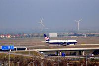  - One of two bridges over the Autobahn connecting southern with northern parts of the airport - by Holger Zengler
