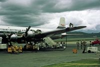  - TAA DC-6B prepares for flight to Brisbane. - by jdvoss
