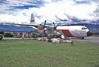  @ Wamena Airport - Merpati Airways C-130 prepares for flight to Jayapura  - by jdvoss