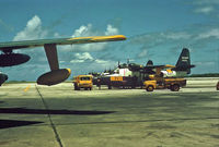  @ Kwajalein Airport - HU-16 visiting from NAS Midway is re-fueled - by jdvoss