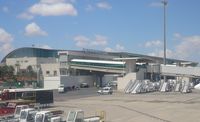  @ El Matorral Airport - FUE terminal seen from the plane. - by Andrew Simpson