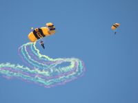  - Army parachute team - by Bob Simmermon