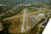  @ Fitchburg Municipal Airport - Fitchburg Mun. Airport from a Cherokee - by Bruce Vinal
