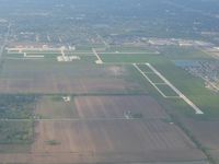  @ Lansing Municipal Airport - Looking north from 2500' - by Bob Simmermon