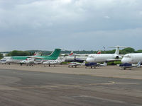  @ London Southend Airport - Overview of the storage area at Southend in May 2004. - by Andrew Simpson
