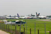  @ London Southend Airport - Overview of the storage area at Southend in May 2008. - by Andrew Simpson