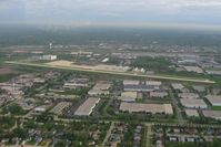  @ Schaumburg Regional Airport - Approaching from the south at pattern altitude (1600') - by Bob Simmermon