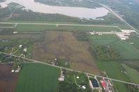  @ Huntington Municipal Airport - Looking south from 3000' - by Bob Simmermon