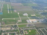  @ Lansing Municipal Airport - Looking south from 5000' - by Bob Simmermon