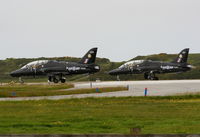  - BAe Hawk's XX250 and XX313 of RAF No 4 FTS/208(R) Sqn - by Chris Hall