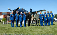  - Blue Angels, NAF C.O. and manekin pilot for Hellcat - by J.G. Handelman