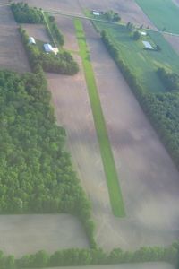  @ Erdy Farm Airport - Looking NW from 2500' - by Bob Simmermon