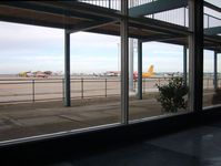  - Aircraft ramp - pre 1960's this would have been filled with 727's, DC9's, etc. Note: The viewing concourse overhead is now off-limits. - by red750