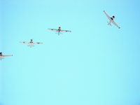  - The Condor Squadron formation from VNY, break for landing - by Doug Robertson