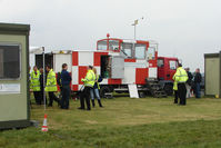  - This mobile unit is the temporary ATC / Heliport unit at Epsom on the 2009 Derby Day meeting - by Terry Fletcher