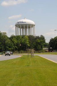  - AAFB water tower - by J.G. Handelman