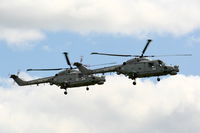 - Royal Navy Lynx display team at the Cosford Air Show - by Chris Hall