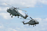  - Royal Navy Lynx displaying at the Cosford Air Show - by Chris Hall