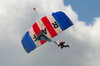  - RAF Falcons parachute display team at the Cosford Air Show - by Chris Hall