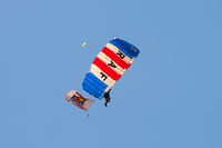  - RAF Falcons parachute display team at the Cosford Air Show - by Chris Hall