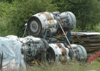  - DERELICT JET ENGINES WYCOMBE AIR PARK - by BIKE PILOT