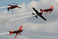  - The Blades aerobatic team at the Cosford Air Show - by Chris Hall