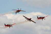  - The Blades aerobatic team at the Cosford Air Show - by Chris Hall