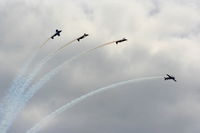  - The Blades aerobatic team at the Cosford Air Show - by Chris Hall