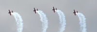  - The Blades aerobatic team at the Cosford Air Show - by Chris Hall