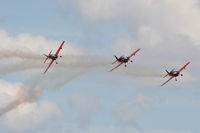  - The Blades aerobatic team at the Cosford Air Show - by Chris Hall