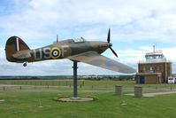  - Replica Hawker Hurricane as Gate Guardian since 2008 - by Terry Fletcher