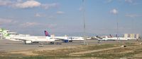  - Outer parking positions only with Turkish airliners - by Holger Zengler
