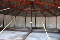  @ Smith Field Airport - Unique roundhouse style hangar. - by Bob Simmermon