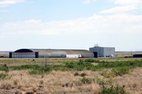  @ Fort Sumner Municipal Airport - Fort Sumner, NM airport - large hangar - by Zane Adams
